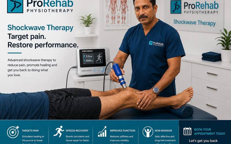 Shockwave therapy treatment equipment
